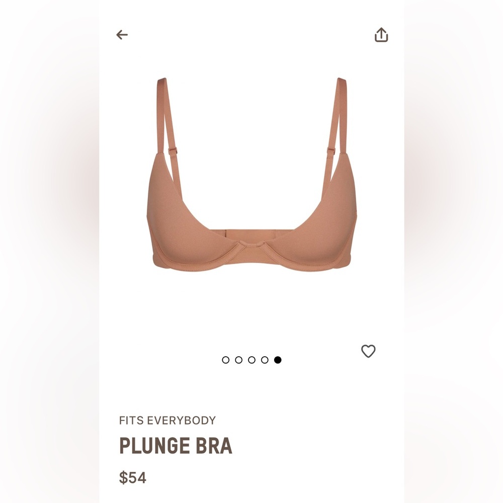 SKIMS Fits Everybody t shirt plunge bra